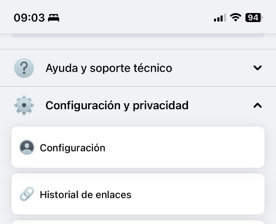 Configuración de facebook