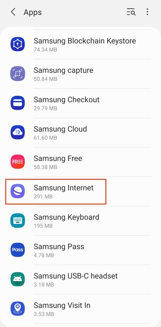 Samsung Internet