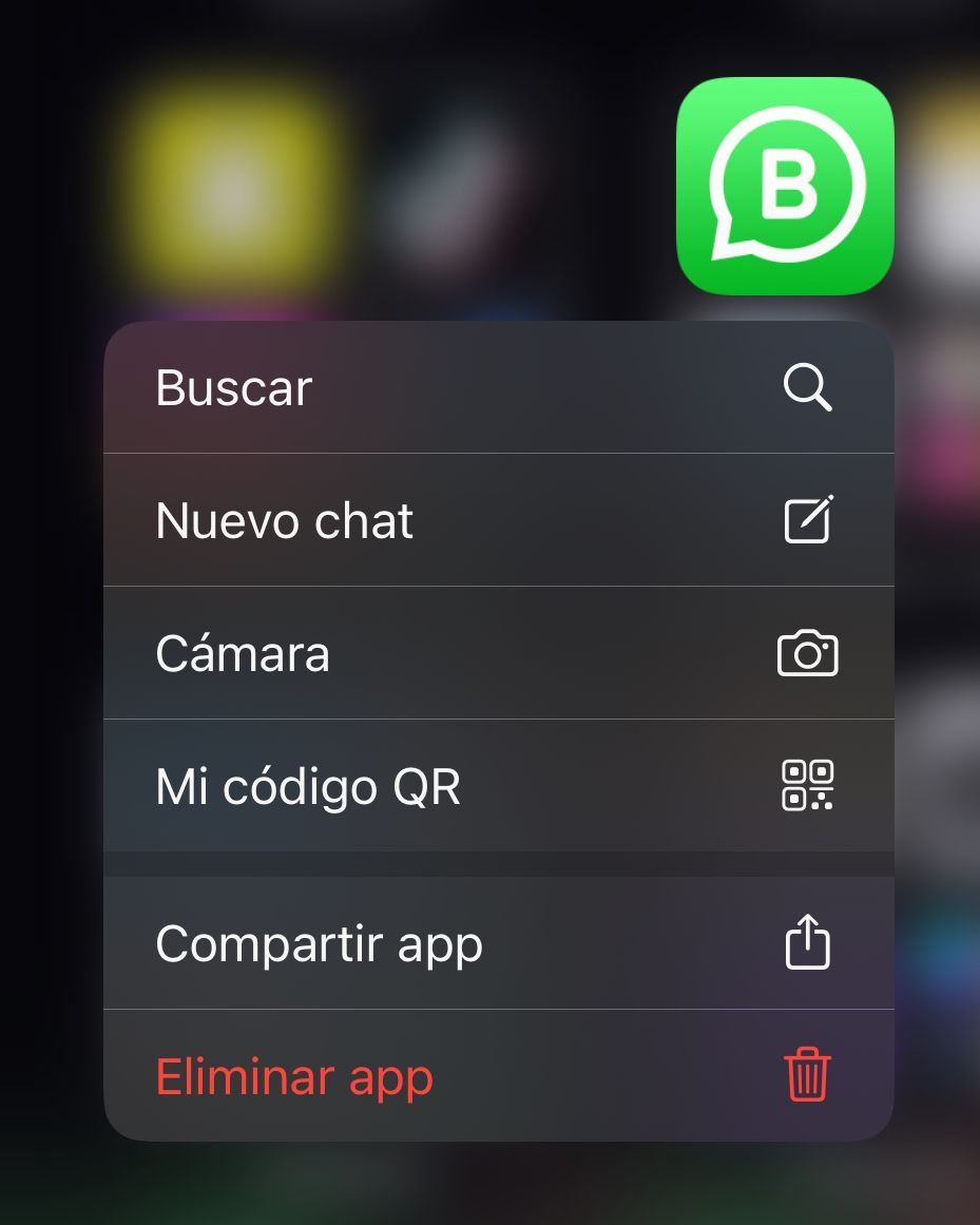 Eliminar la aplicación de WhatsApp