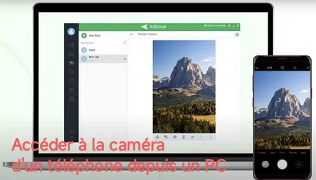 Comment accéder à la caméra d'un téléphone depuis un PC
