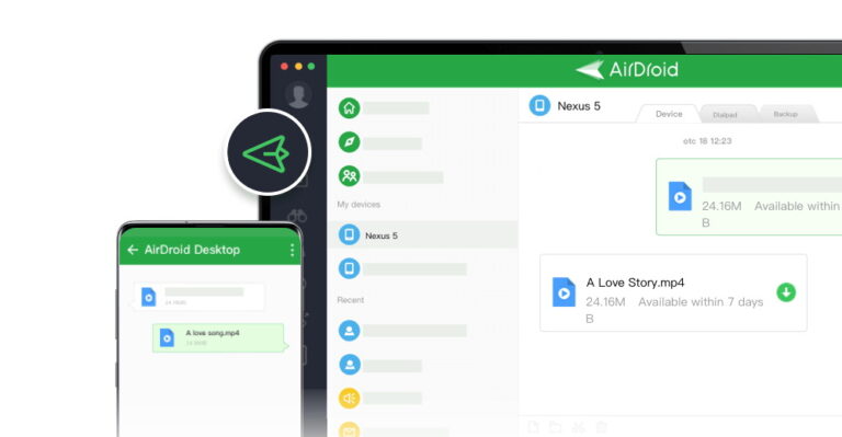 airdroid transférer des fichiers