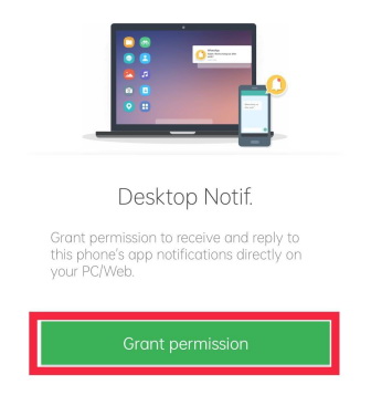 airdroid personal guide notification