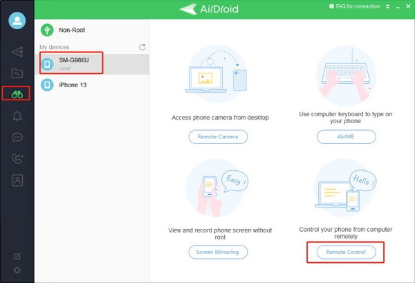 Airdroid Contrôle à distance