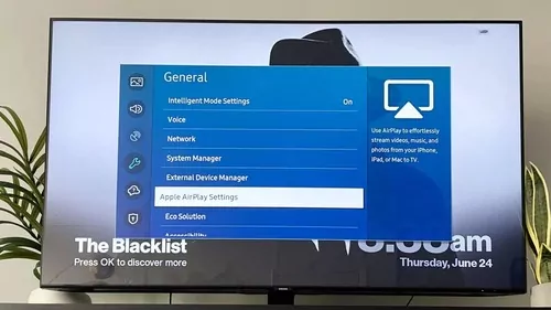 Samsung TV settings