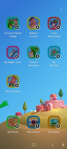 Apps auf Samsung Kids