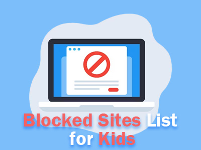 lista de sitios web bloqueados para niños