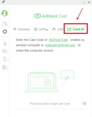 Transmitir a en AirDroid Cast