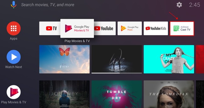 AirDroid Cast TV on Android TV