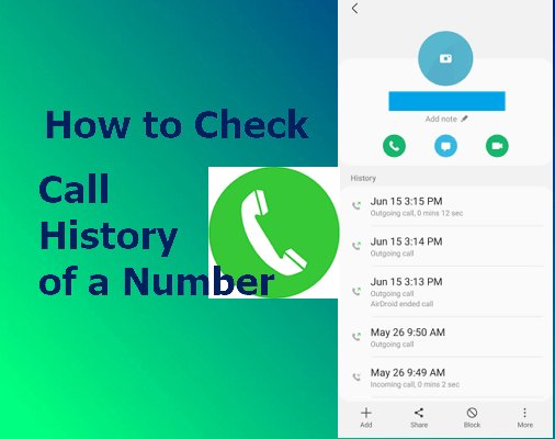 check call history