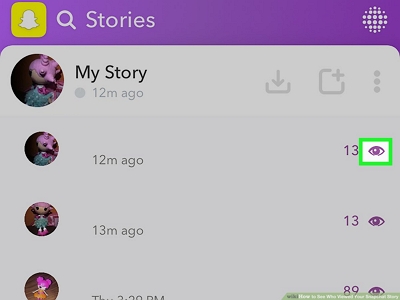 story Snapchat