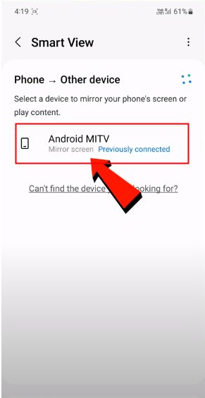 choose the mi tv