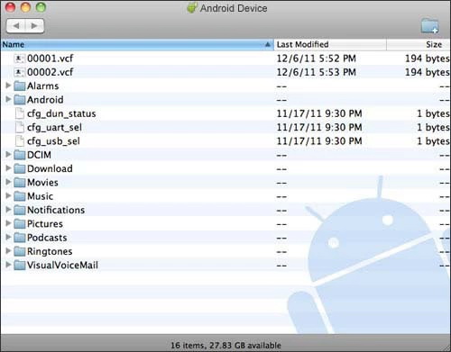 conectar el Android en la Mac 3