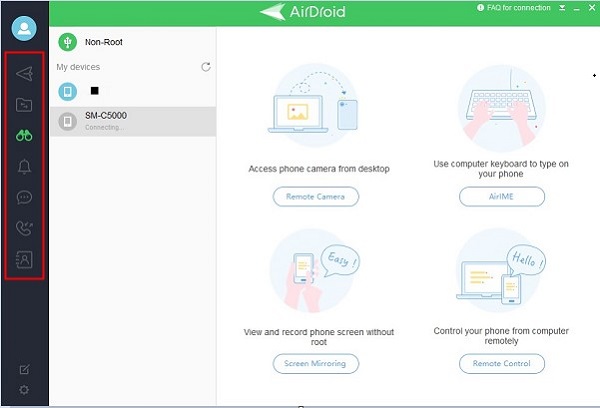 connecter votre smartphone à votre PC avec airdroid