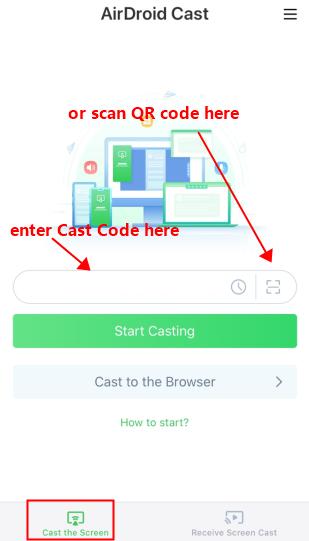 cast to TV from mobile phone