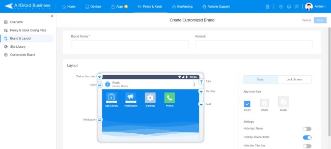 android mdm kiosk mode