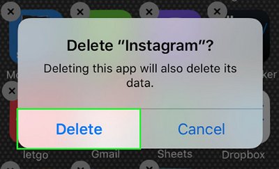 delete Instagram