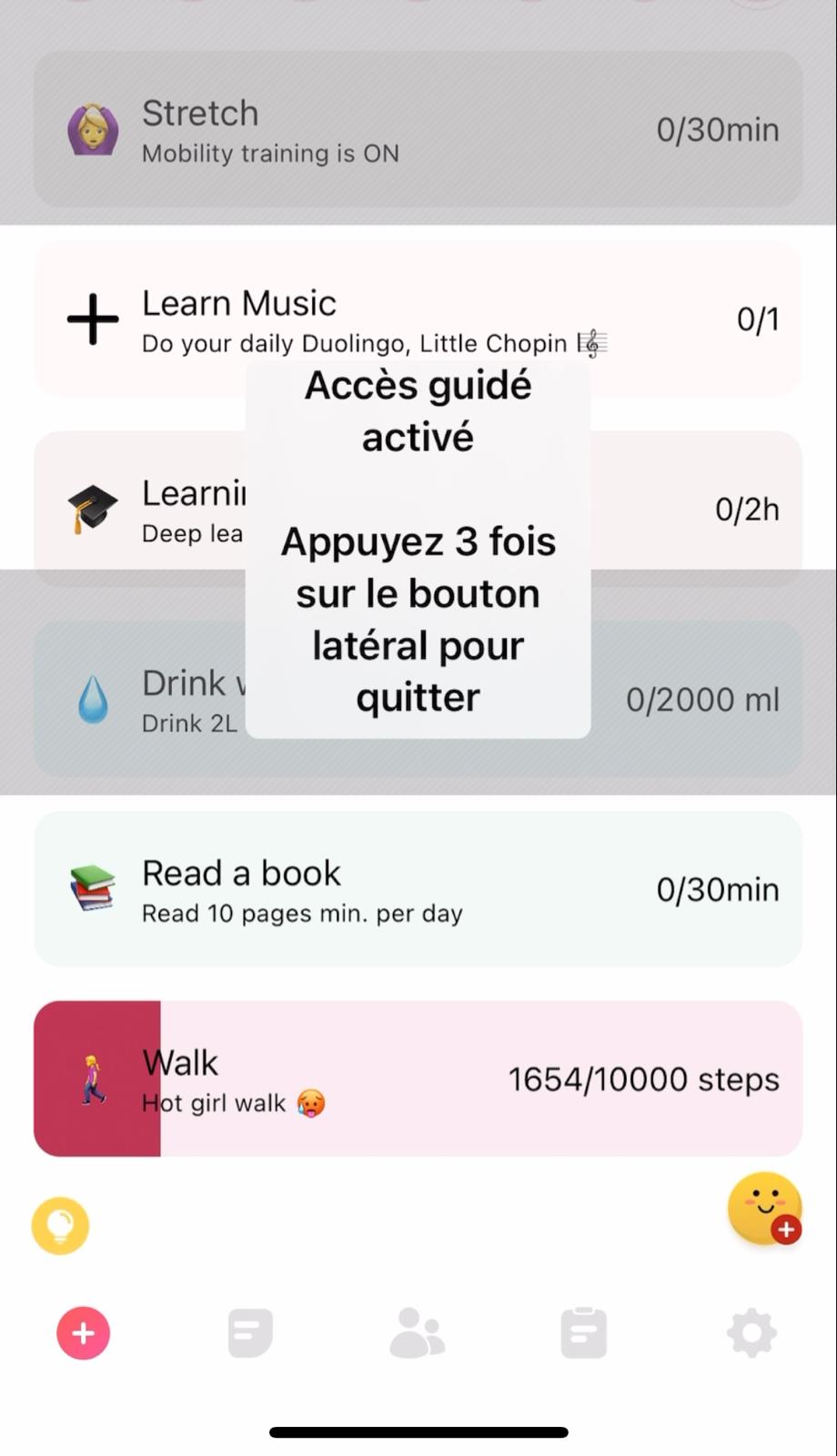 Démarrer Accès guidé iPhone