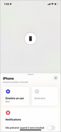 Émettre un son iPhone