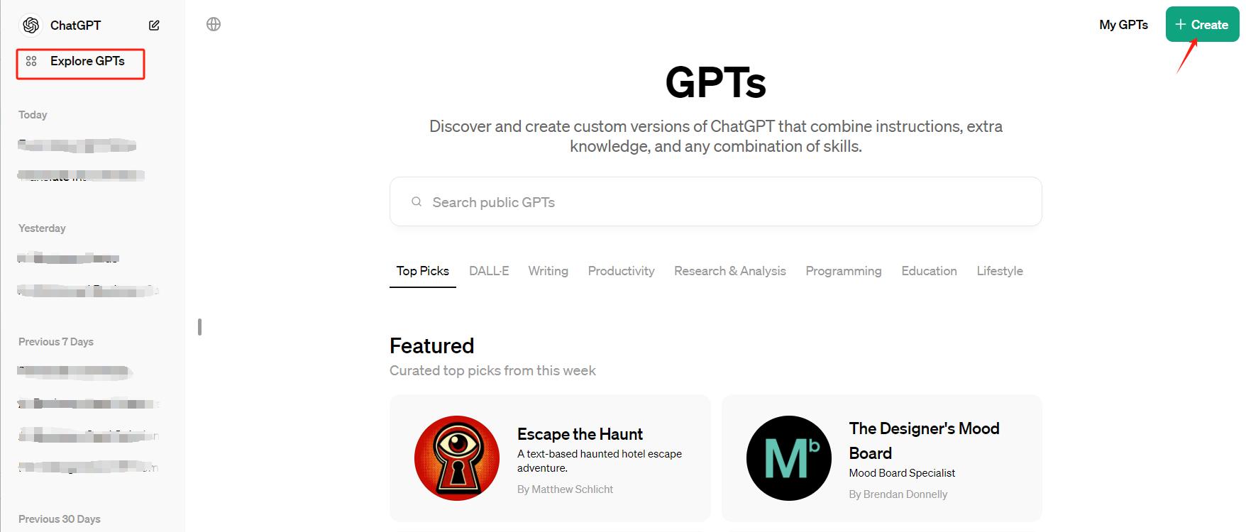 explore gpts