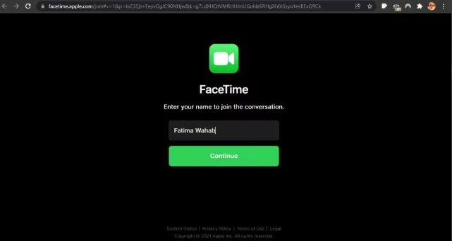 FaceTime on Mac