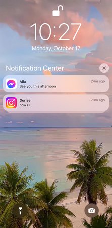 Voir les anciennes notifications Instagram depuis le centre de notifications