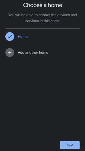 categoría Home en Google Home