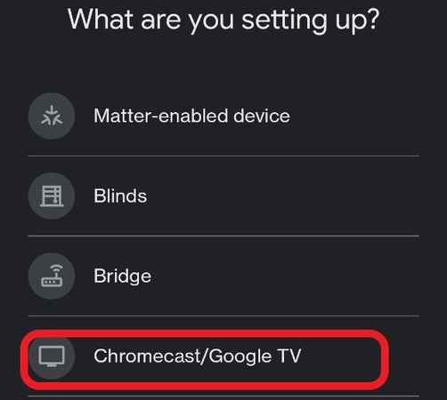 selecciona Google TV