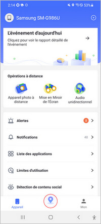 Fonctions d'AirDroid Parental Control