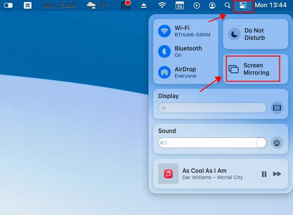 Screen Mirroring on Mac