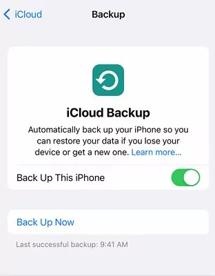 iCloud-Backup