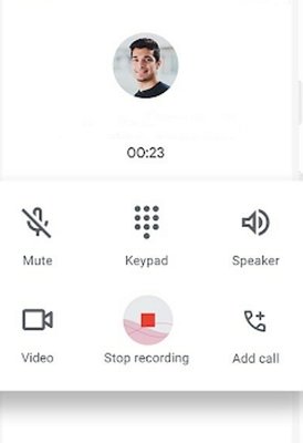 record an individual call