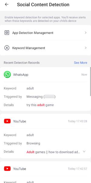 Monitor de Youtube AirDroid Parental Control 