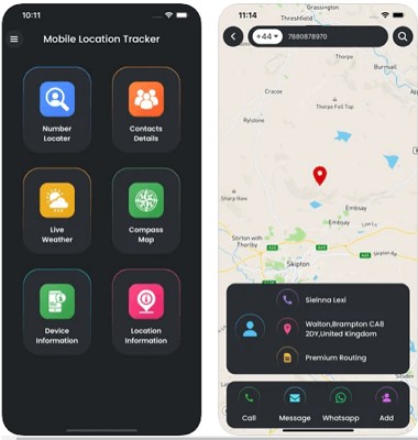 Live Mobile Location Tracker