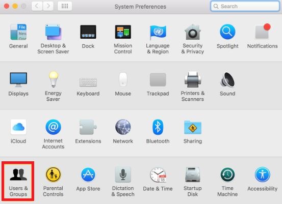 Mac Users and Groups