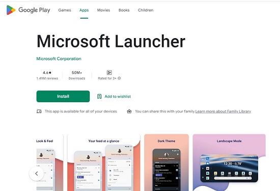 microsoft launcher