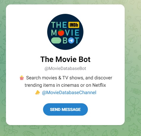 Bot de films pour Telegram