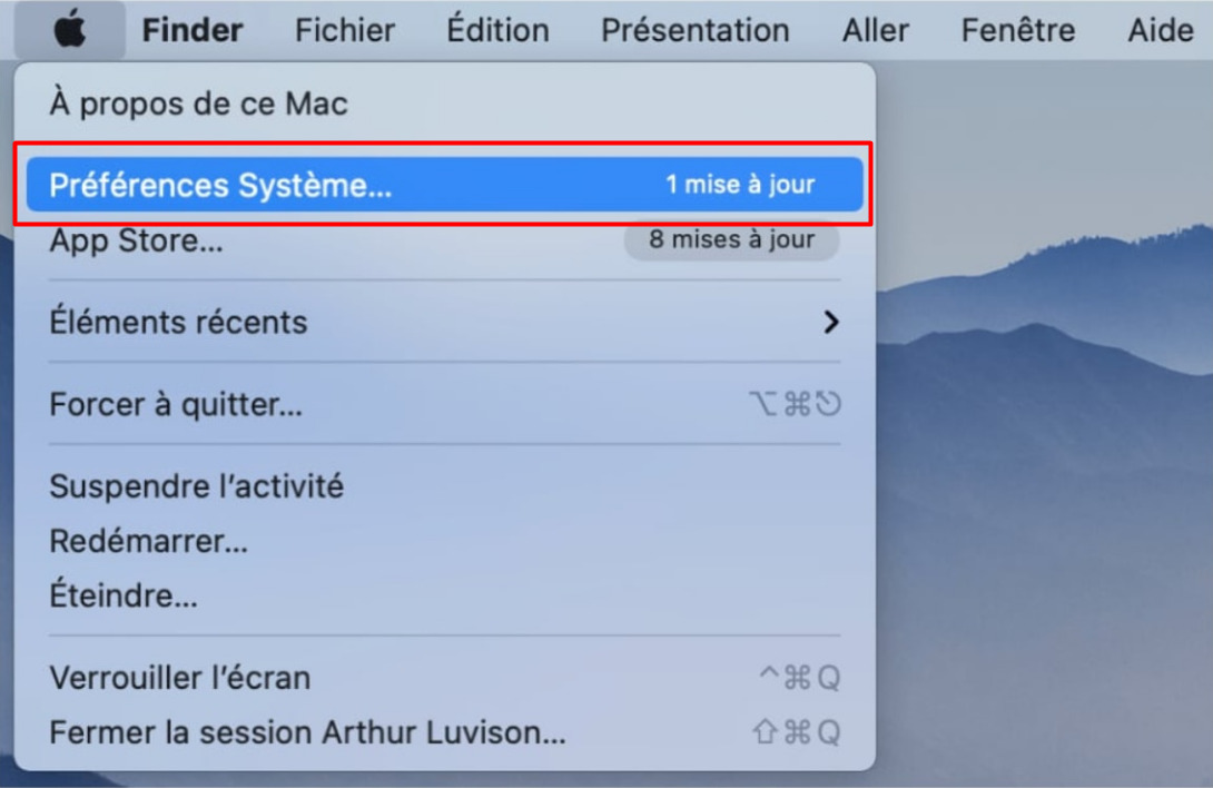 Préférences Système Mac