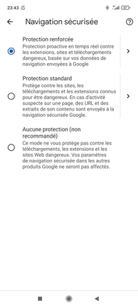 Activez la navigation sécurisée avec protection renforcée sur Chrome