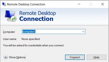 Remote Desktop Connection