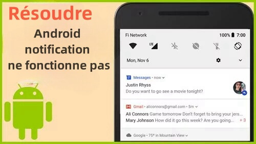 Les notifications Android ne fonctionnent pas