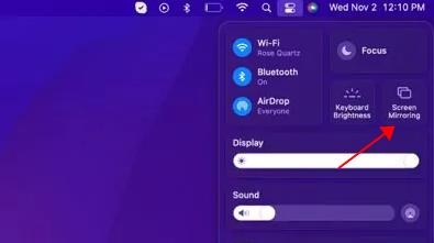 Screen Mirroring on Mac