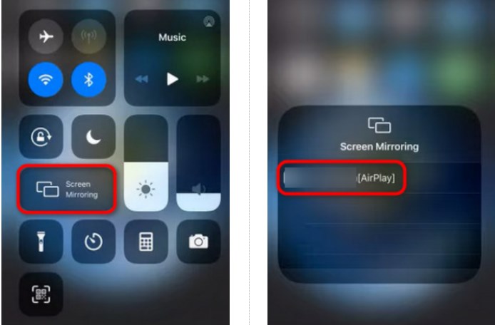 screen mirroring on iphone