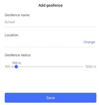 set geofence 