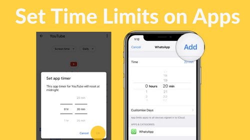 fixer des limites de temps pour les applis