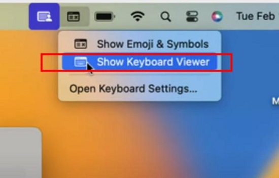 Show Keyboard Viewer