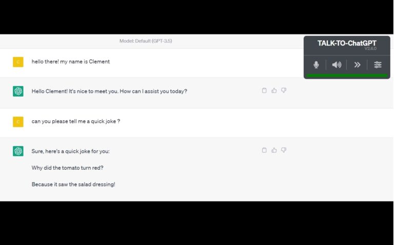 talk to chatgpt extension