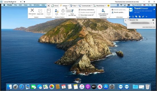 El control remoto de TeamViewer en Mac no funciona