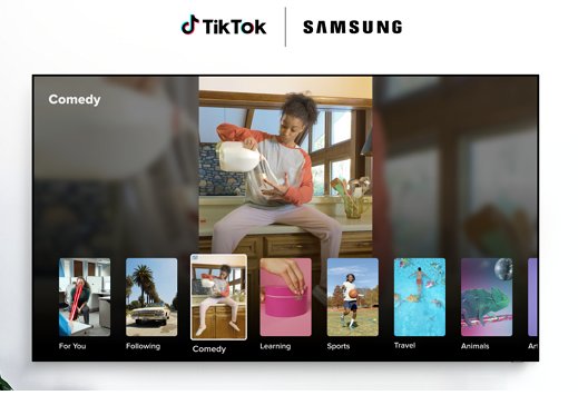 usar TikTok en Samsung smart TV