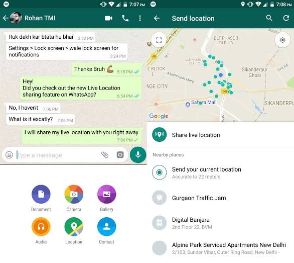 track a phone number via WhatsApp