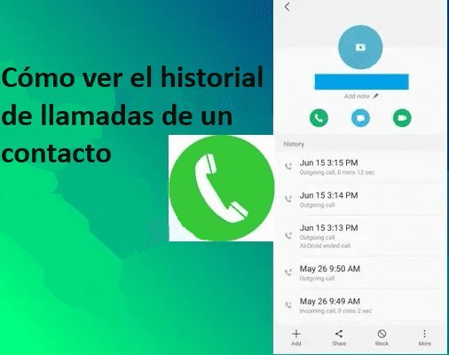 Comprobar el historial de llamadas